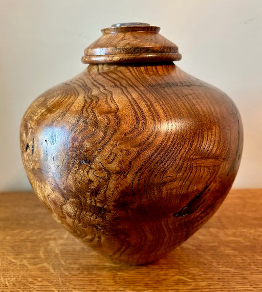 Mulberry Burl Wood Turned Urn 49