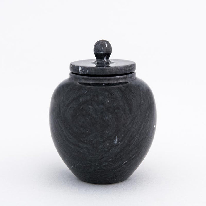 Infant/Petite Marble Cremation Urn in Black