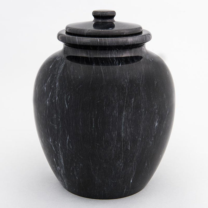 Legacy Marble Cremation Urn in Black