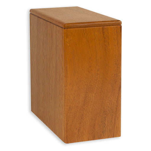 Niche Cremation Urn - Mahogany Wood