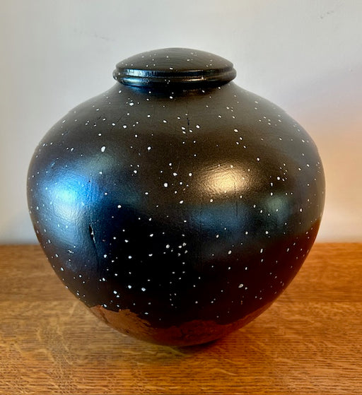 Night Sky Mulberry Burl Turned Urn 62