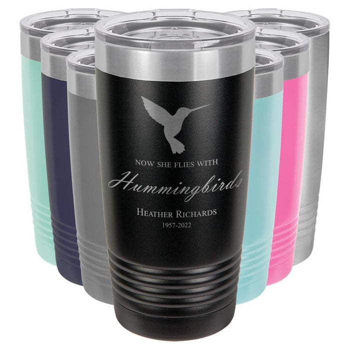 "Now she flies with hummingbirds (Hummingbird Graphic)