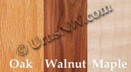 Cremation Urn Wood Options: Oak, Walnut, Maple