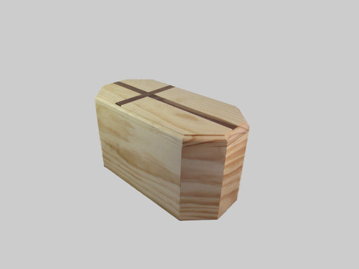 Octagonal Pine with Walnut Cross