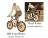 Cyclist: Off Road Rider or Road Rider