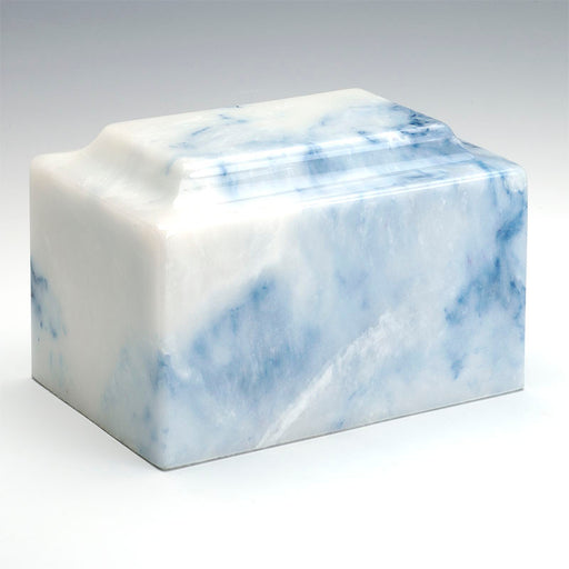 Classic Cultured Onyx Cremation Urn in Sapphire Blue