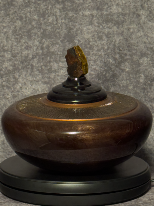 Peace Maple Turned Urn 39 - angle 2