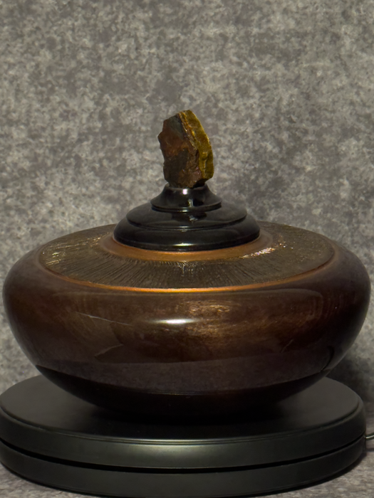 Peace Maple Turned Urn 39 - angle 2