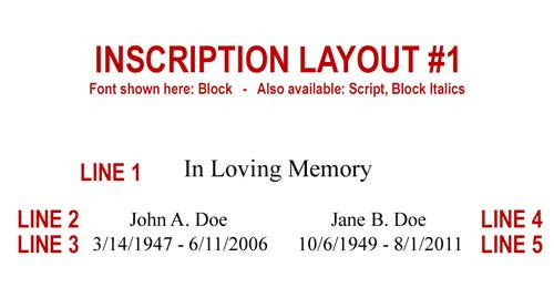 Inscription Layout #1