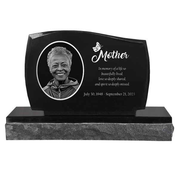 Lagacy Shaped Granite Headstone