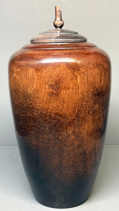 Phoenix Birch Turned Urn 25