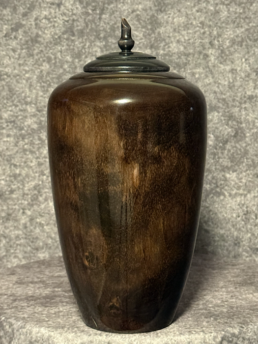 Phoenix Birch Turned Urn 25