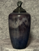 Phoenix Birch Turned Urn with Black Dye 26