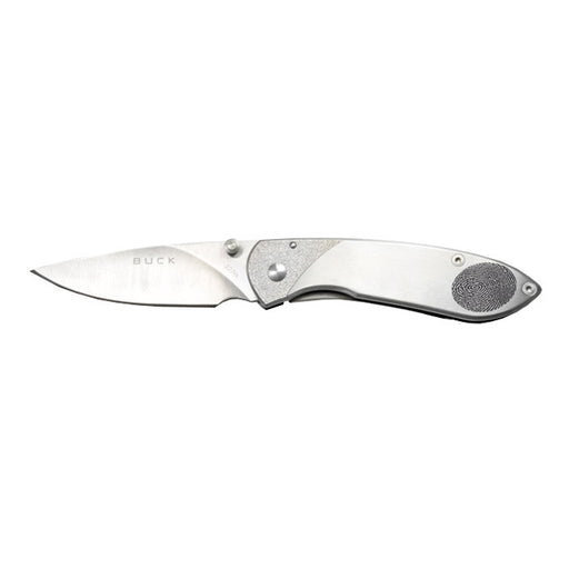 Stainless Steel Memorial Knife - Open