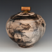 Raku Horsehair Fired Urn 424