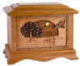 Road Home Cremation Urn in Mahogany Wood