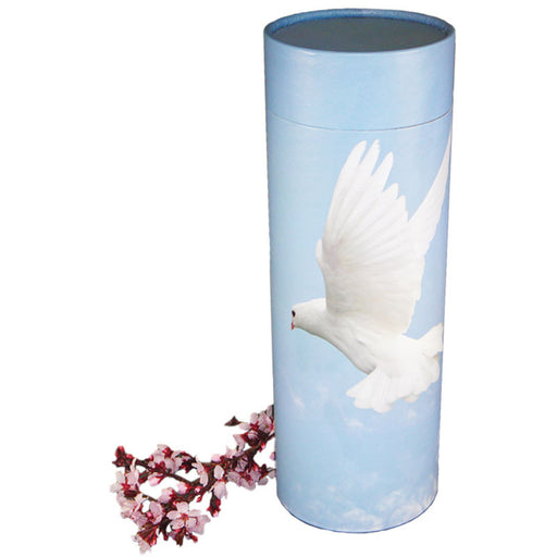 Ascending Doves Scattering Urn Tube