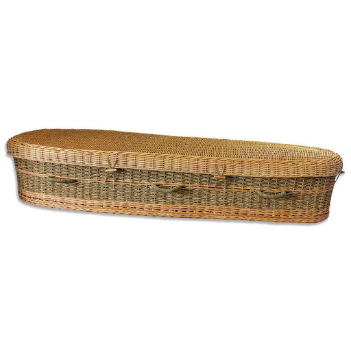 Biodegradable Seagrass Casket for Burial or Cremation