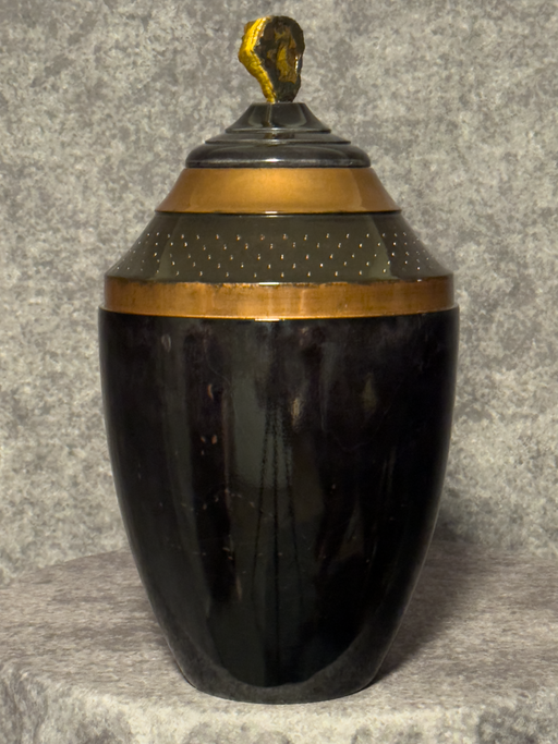 Seasons Maple Turned Urn with Black Dye 36 - angle 2