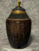 Seasons Maple Turned Urn with Brown Dye 35