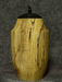 Serenity Spalted Hickory Turned Urn 27- angle 2