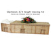 Optional 3/4 length viewing lid is available with this casket