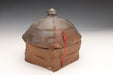 Small Five-Sided "Hut" Anagama Ceramic Urn - angle 2