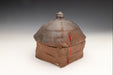Small Five-Sided "Hut" Anagama Ceramic Urn - angle 3