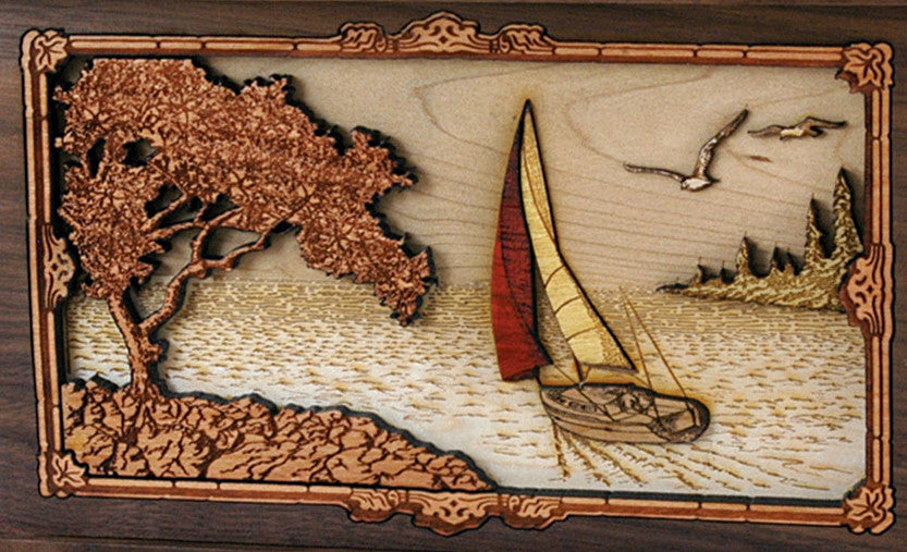 Urn Scene: Soft Breezes