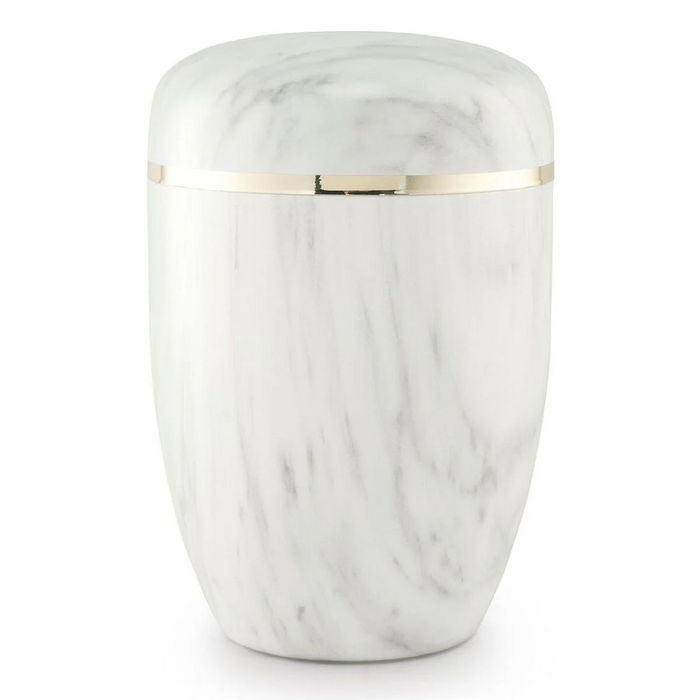 Solace Steel Urn with Marble Finish