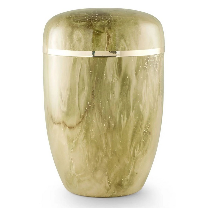 Solace Steel Urn with Marble Finish