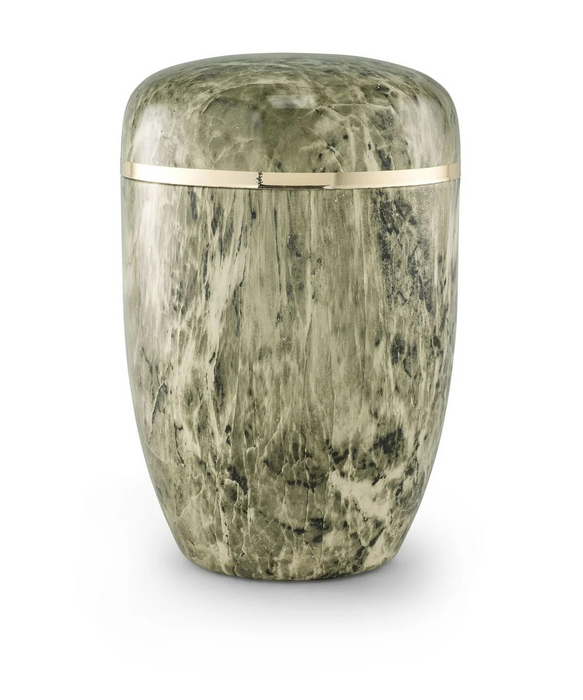 Solace Steel Urn with Marble Finish