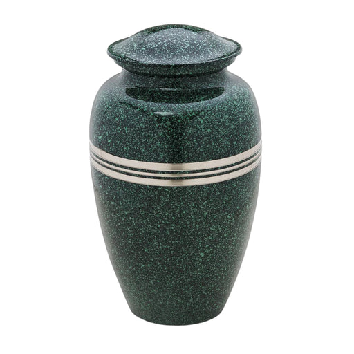 Emerald Green Metal Cremation Urns - Adult Urn