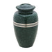 Emerald Green Metal Cremation Urns - Adult Urn