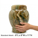 Silas - Multi-Green Onyx Marble Urn - Standard Adult 