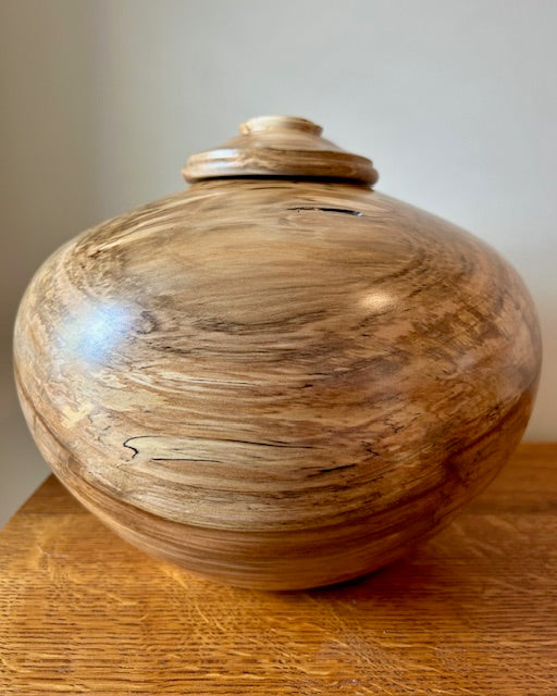 Sweetgum Hand Turned Urn 81 - angle 3