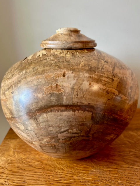 Sweetgum Hand Turned Urn 81 - angle 4