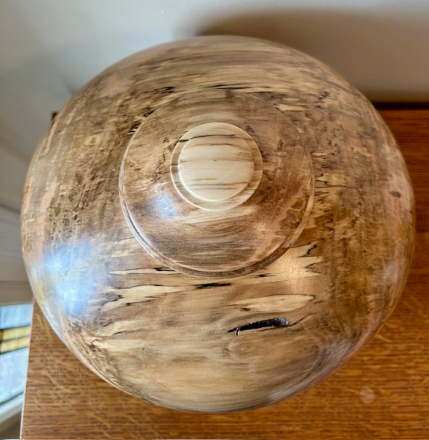 Sweetgum Hand Turned Urn 81 - Top view