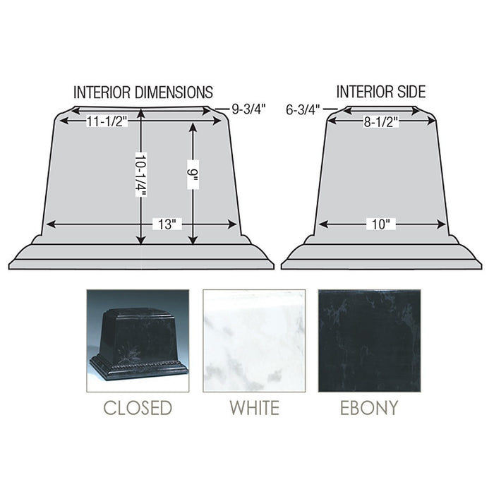 Trigard Millenium Burial Vault - Diagram