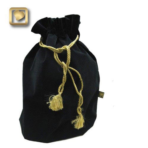 Velvet pouch included with Standard Adult and Tealight Urns