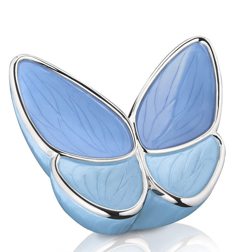 Adult Butterfly Cremation Urn in Blue
