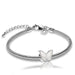 Butterfly Cremation Urn Bracelet in Blue - Includes bracelet chain