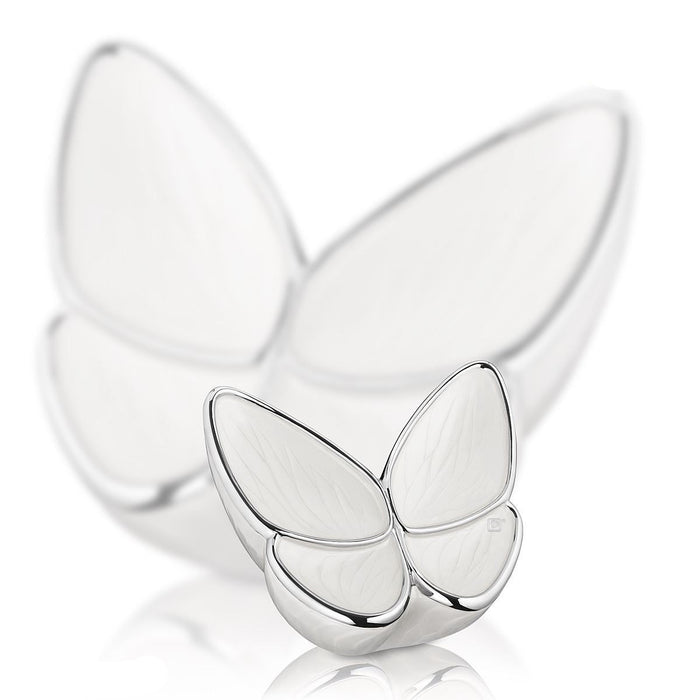 Keepsake Butterfly Cremation Urn in Pearl White