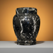 Zuri - Black Zebra Marble Urn - Alt Setting