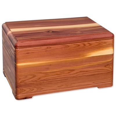 Cedar Wood Cremation Urn for Mom's Ashes