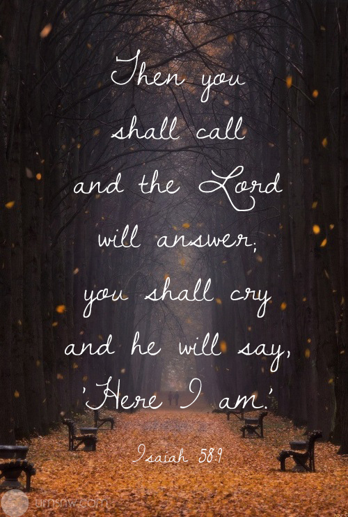 Isaiah 58:9, 