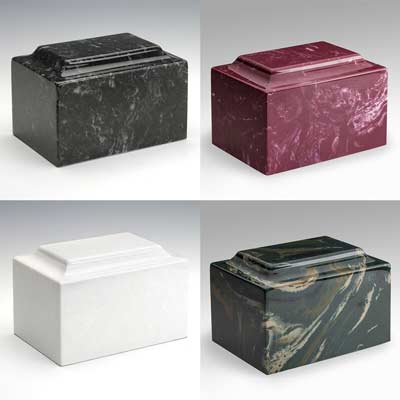 Cultured Marble Urns